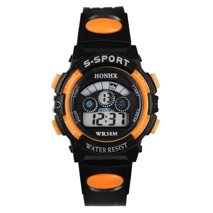 Children watch LED electronic watch Luxury Men Analog Digital Military Sport Waterproof Luminous Wrist Watch Bracelet watch YE1
