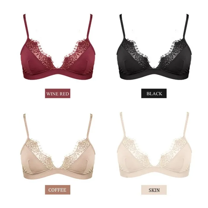 Sexy Floral Lace Bra For Women Adjusted Straps Female Lingerie Comfortable breathable Soft Bralette Thin Seamless underwear bras