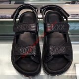 Ladies rhombic leather sandals summer fashion brand comfortable non-slip Flat Roman sandals women's platform sandals slippers