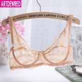 2018 NEW Sexy Women Lace Bra Luxury Cotton Mesh Bralette Lingerie Female Seamless Unpadded Floral Brassiere Intimates Femme