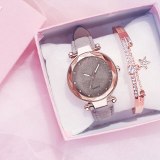 Women Watch Rhinestone Romantic Starry Sky WristWatch Fashion Ladies Leather Watch Clock for Women Relogio Feminino Montre Femme