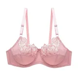 DKERT Plus Size Women Bras Ultrathin Sexy Lace Underwear Brassiere Soft Comfortable Bralette Push Up C D E Cup
