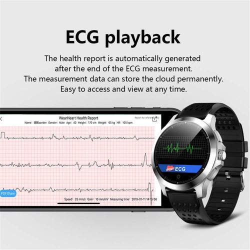 Leisure Sports Watch Men And Women  Heart Rate Blood Pressure Detection Multi-function Sports Mode Message Reminder