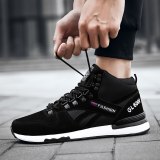 High Top Sports Shoes Mens Sneakers Breathable Anti-skid Running Shoes for Men Shockproof Walking Jogging Shoes Outdoor Trainers