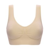CINOON Bras For Women Underwear Sexy Lingerie Solid Bra Seamless Push Up Cotton Tops Bralette Brassiere Wireless Sports Vest