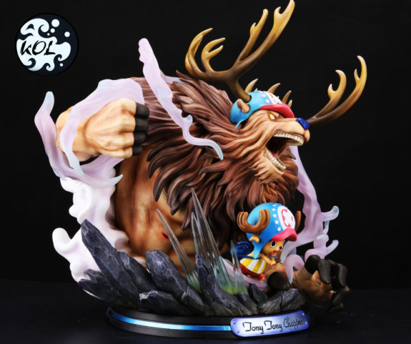 chopper resin statue