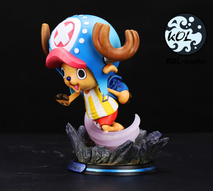 chopper resin statue