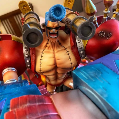 Us 464 00 In Stock Dt Studio One Piece General Franky 1 8 Scale Resin Statue M Hwshouses Com
