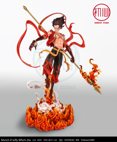 Us 149 00 Pre Order Initial Heart Studio One Piece Nezha Luffy 1 6 Resin Statue Deposit M Hwshouses Com