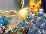 【Pre Order】Zephyr Studio Pokemon Gym Battle Series No.01 pikachu VS Mega Gyarados ​Resin Statue Deposit