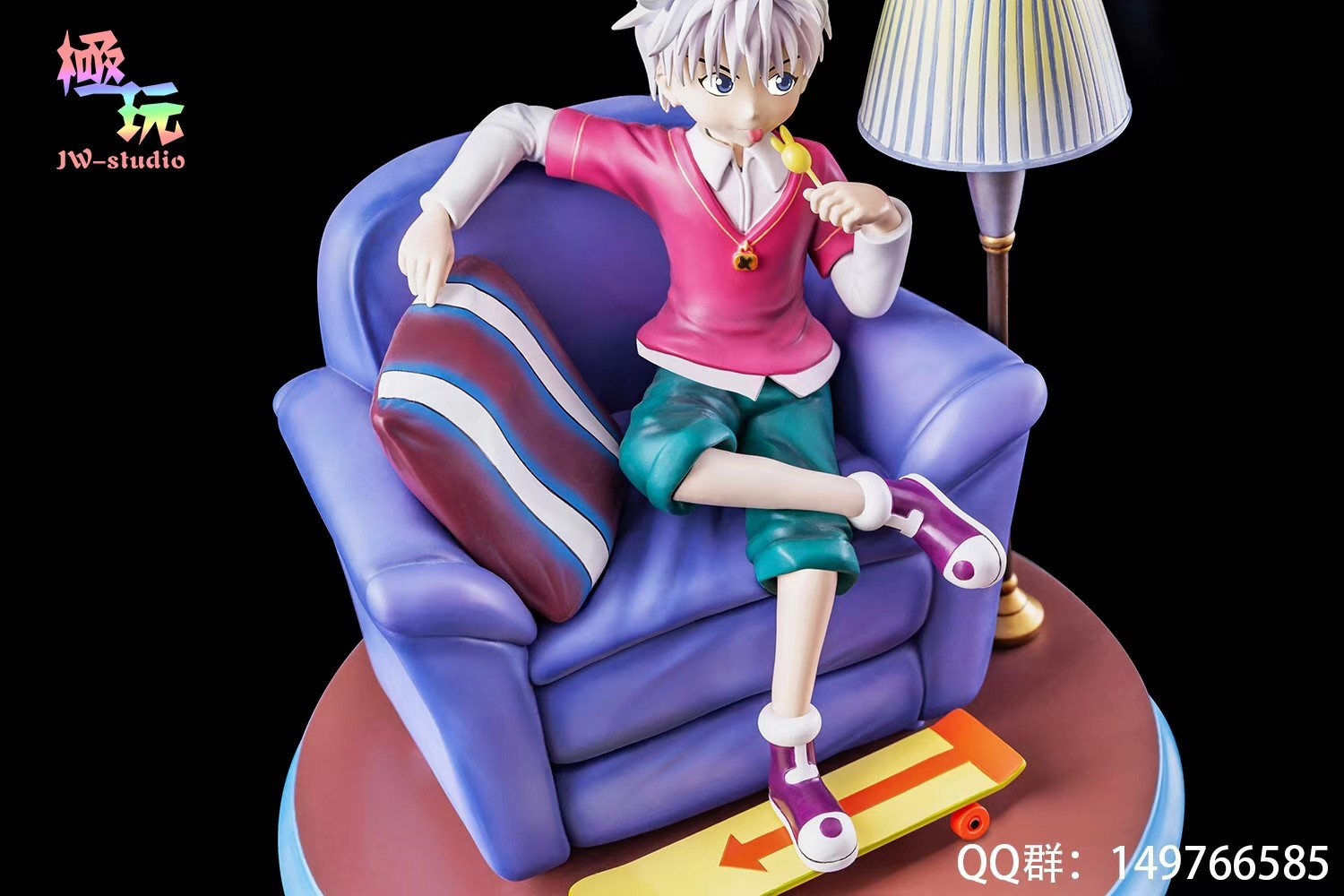 killua resin statue