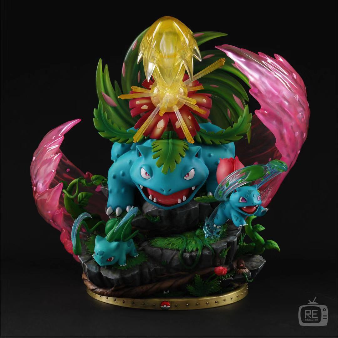 life size bulbasaur statue