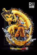  【In Stock】RU Studio Dragonball Z SSJ3 Goku Dragon Fist Resin Statue 