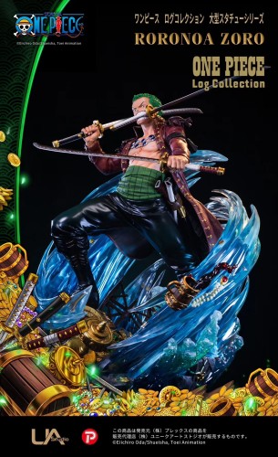In Stock Ua Studio One Piece Roronoa Zoro Log Collection 1 4 Scale Resin Statue Copyright