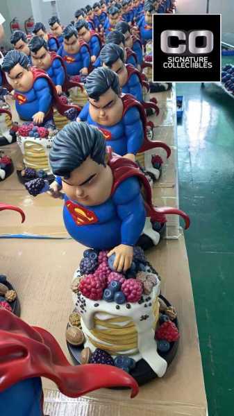 【In Stock】CO Signature DC Fat Superman Chubby Mum Mum Resin Statue