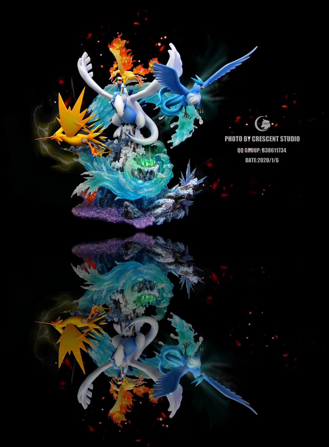 Zapdos & Articuno & Moltres - Pokemon Resin Statue - Star Dream Studio  [Pre-Order]