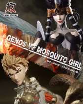 【Pre order】 WHALE STUDIO One PunchMan Genos VS Mosquito Girl 1/6 Resin Statue Deposit