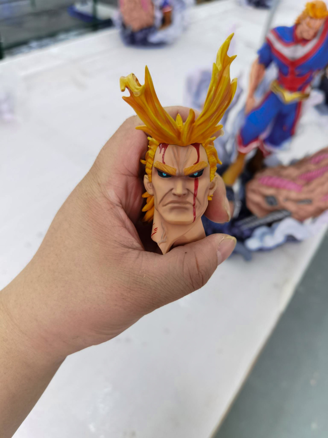 all might resin statue