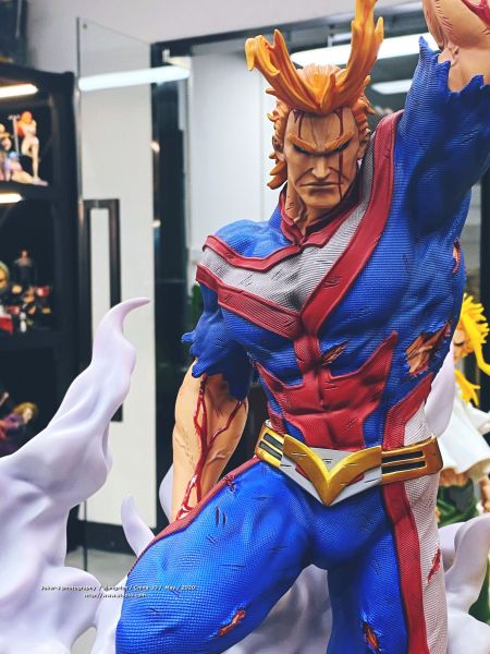 all might resin statue