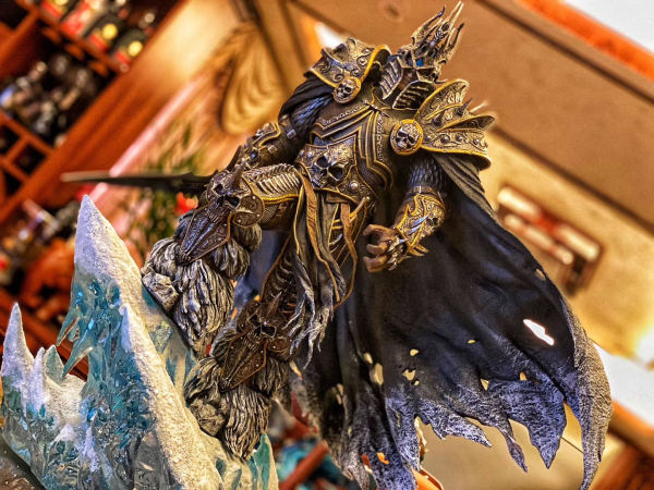 【In Stock】Cat Fish Studio Warcraft3/Dota Arthas Frost Death Knights 1/4 Resin Statue
