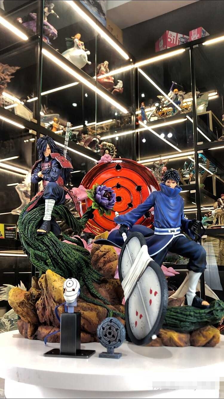 ãIn StockãCW&Surge Studio Naruto Samsara Uchiha Obito&Madara 1:7 Resin Statue