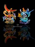 【In Stock】Crescent-Studio Pokemon Phoenix&Three sacred  ​​​Resin Statue