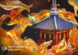【In Stock】Crescent-Studio Pokemon Phoenix&Three sacred  ​​​Resin Statue