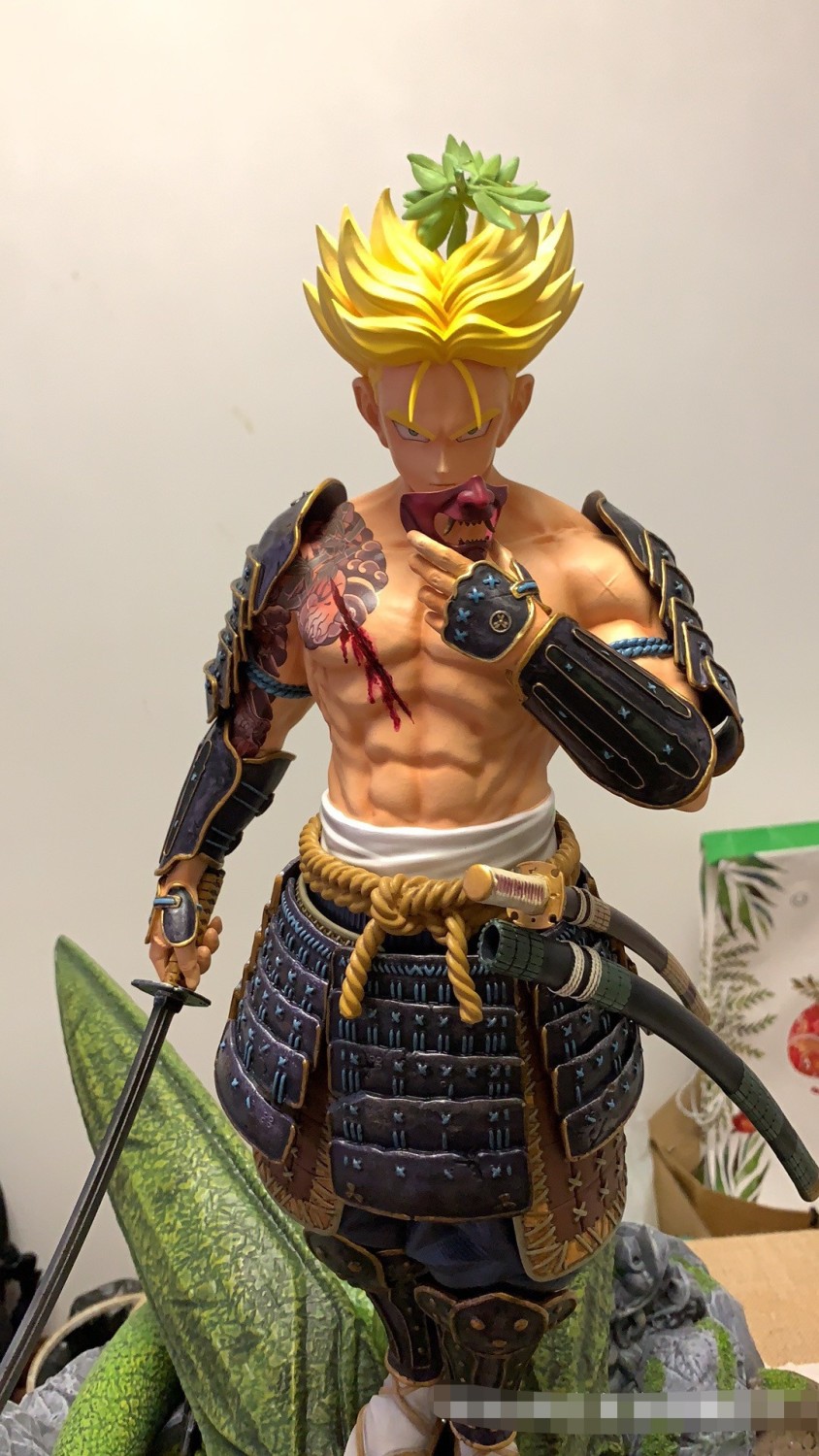samurai trunks statue