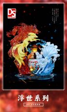 【In Stock】DS Studio Pokemon Fire and Ice Ninetales Family ​Resin Statue