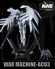【In Stock】Wing Studio GUNDAM War Machine-AC03 機動戦士ガンダム Wing Gundam Zero 1/32 Scale Resin Statue