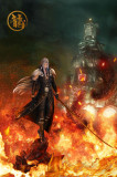【Pre order】Dragon Studio Final Fantasy VII FF7 Sephiroth 1/4 Resin Statue Deposit