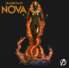 【Pre order】ALPHA 3 Studio Marvel Comics Nova Frankie Raye Resin Statue Deposit