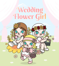 【In Stock】 POP Mart Series Wedding Flower Girl of Molly PVC Figure（Copyright）