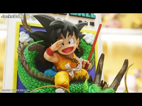 Pre Order Jacksdo Dragon Ball Z Manga Cover Kid Goku Resin Statue Deposit
