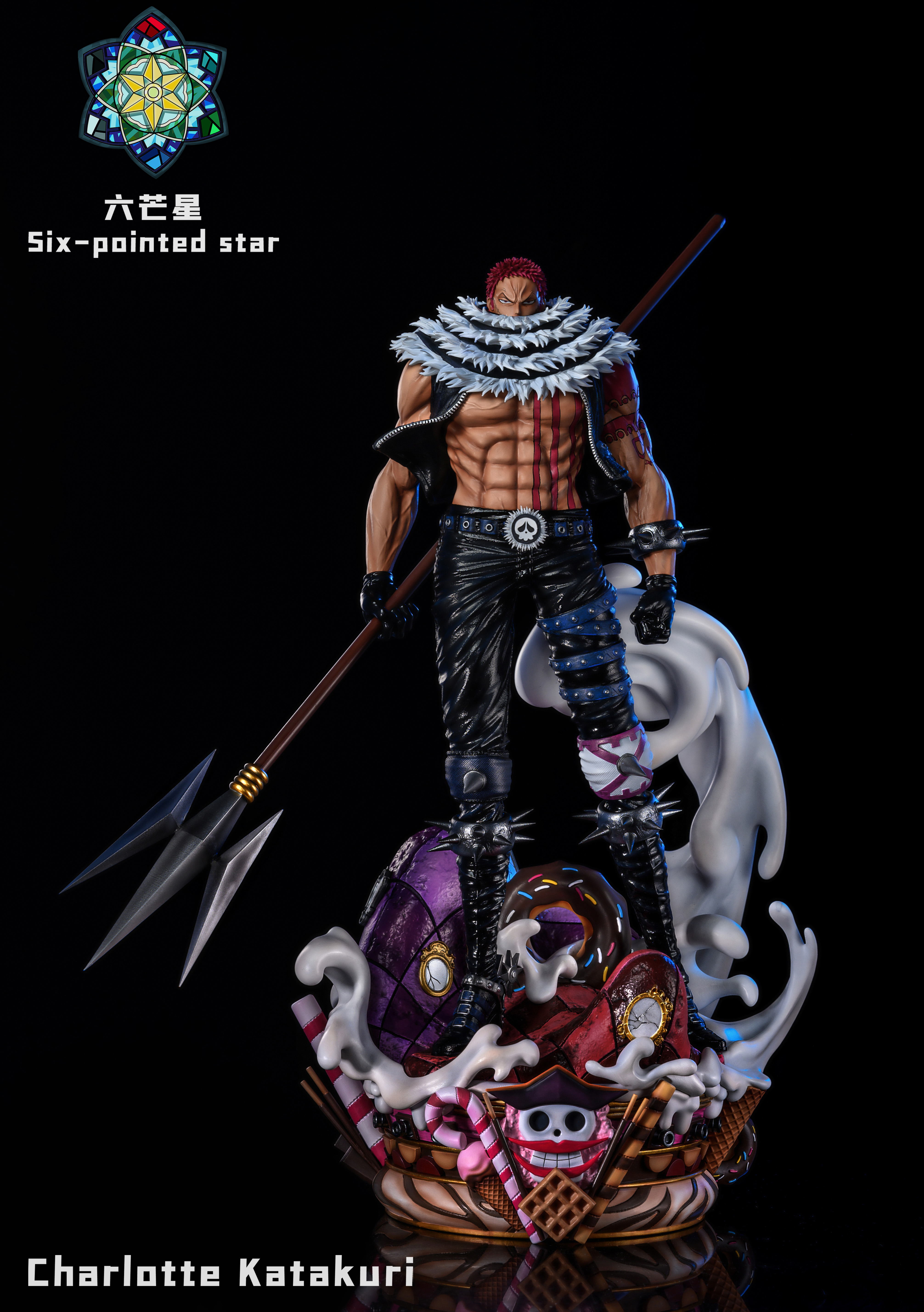 TianJi Studio One Piece Charlotte Katakuri Resin Statue In Stock POPMAX  H36cm