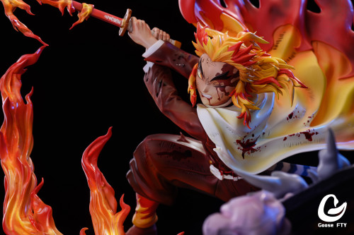 Pre Order Goose Factry Demon Slayer Rengoku Vs Akaza あかざ Resin Statue Deposit Pre Order Goose Factry Demon Slayer Rengoku Vs Akaza あかざ Resin Statue Deposit
