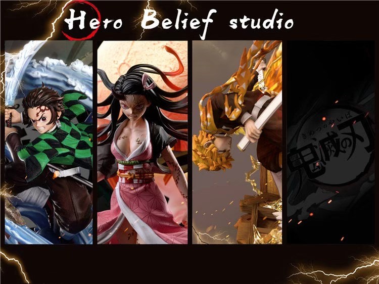 ãPre orderãHero belief Stuido Demon Slayer Kimetsu no Yaiba Agatsuma Zenitsu 1/6 scale resin