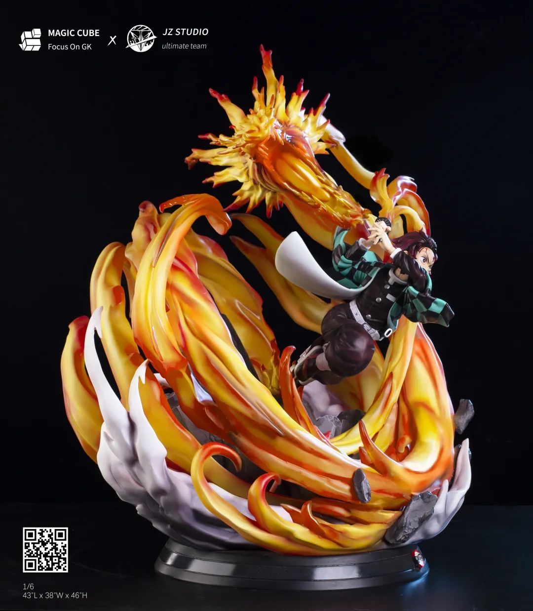 demon slayer statue magic cube