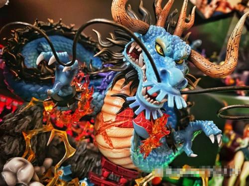 In Stock Yz Studio One Piece Yonko Kaido Dragon Form Wcf Resin Statue