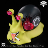 【Pre order】Diamond Studio One-Piece ​Strawhat Pirates Den Den Mushi Resin Statue Deposit