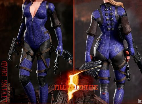 Resident Evil 5 Jill Valentine Resin Model Painted Statue 1/4 Hot