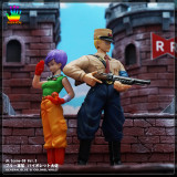 【In Stock】JacksDo Dragon Ball Z Red Ribbon Army Member Vol.3 General Blue & Colonel Violet Resin Statue