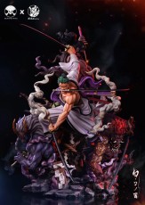 【In Stock】Burning Wind Studio One Piece Wano Ghost Sword Zoro 1/6 Scale Resin Statue