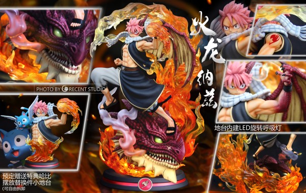 【Pre order】Crescent-Studio Fairy Tail Fire Dragon Natsu  Resin Statue Deposit