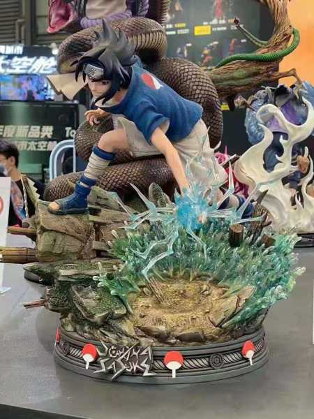 【In Stock】Iron Kite Studio Naruto Uchiha Sasuke 1/4 Scale Resin Statue（Copyright）