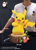 【Pre order】EGG-Studio Pokemon pikachu Lifesize  Resin Statue Deposit