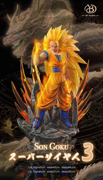 【Pre order】BY Studio  Dragon Ball Z Super Goku SSJ3 Resin Statue Deposit
