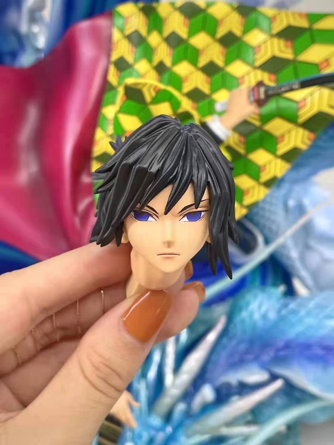 demon slayer statue magic cube