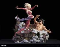 【Pre order】CHIKARA STUDIO Attack on Titan The Female titan VS  Kyojin  Resin Statue Deposit