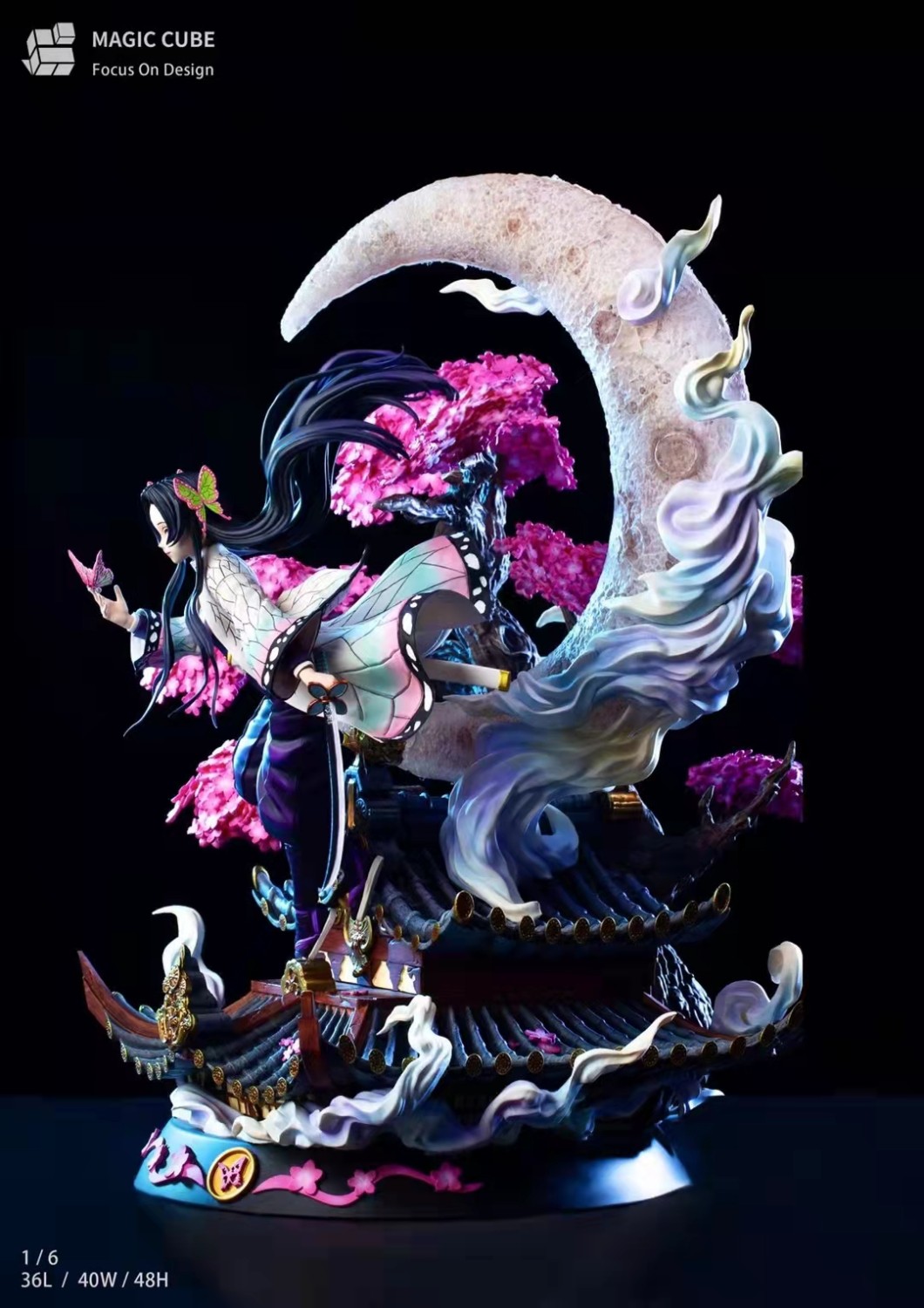 demon slayer statue magic cube